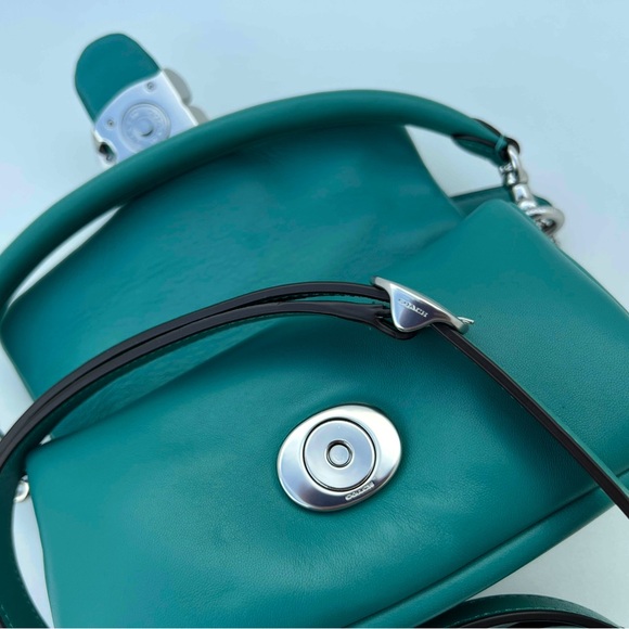 COACH Aqua Soft Pillow Tabby 18 In Nappa Leather - Picture 8 of 12